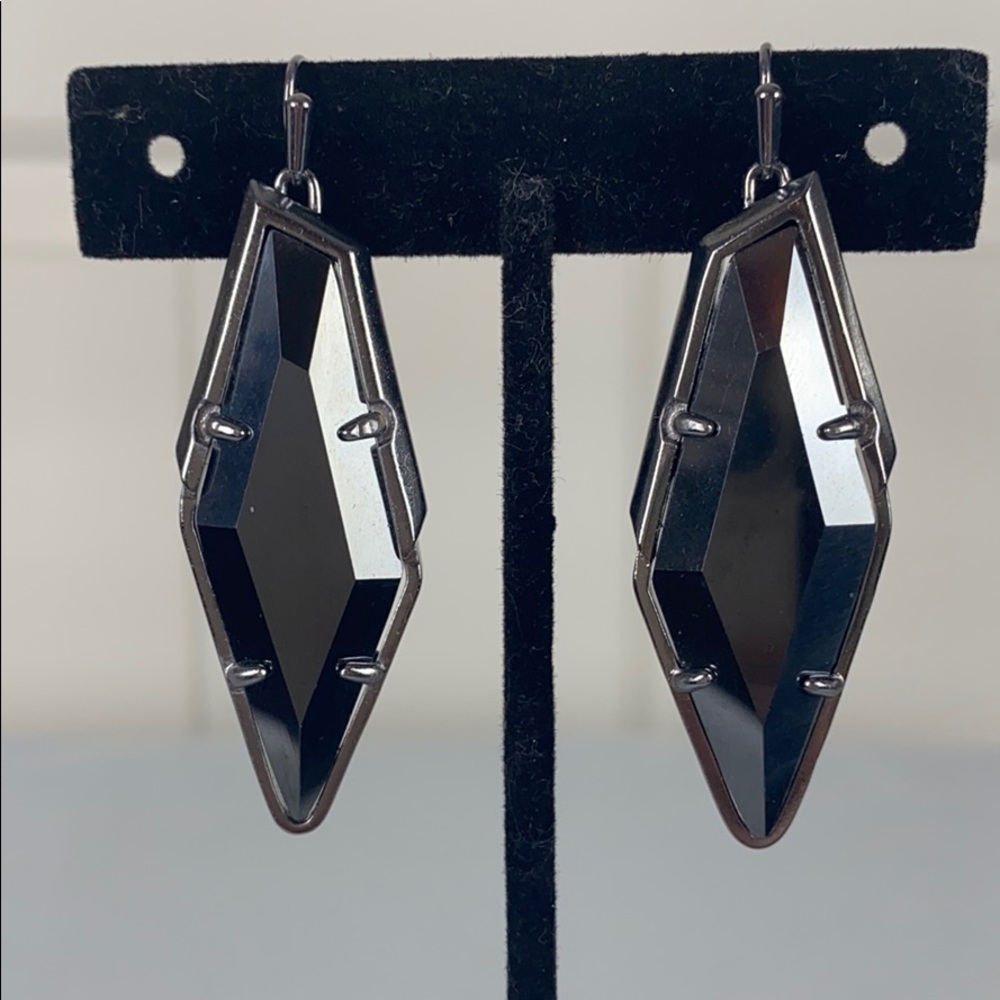 Kendra Scott geometric metallic earrings. NWOT